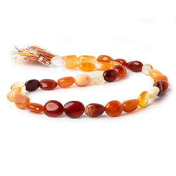 10x7-18x10mm Fire Opal Plain Nugget Beads 17 inch 32 pieces (ONLINE ORDER ONLY)
