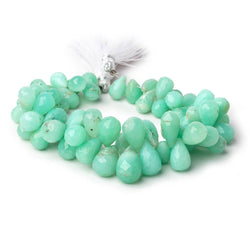 12x7-16x11mm Chrysoprase Faceted Tear Drop Beads 8 inch 68 pieces (ONLINE ORDER ONLY)