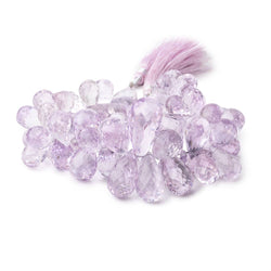 10x7-21x11mm Pink Amethyst Faceted Tear Drop Beads 8 inch 67 pieces AAA (ONLINE ORDER ONLY)