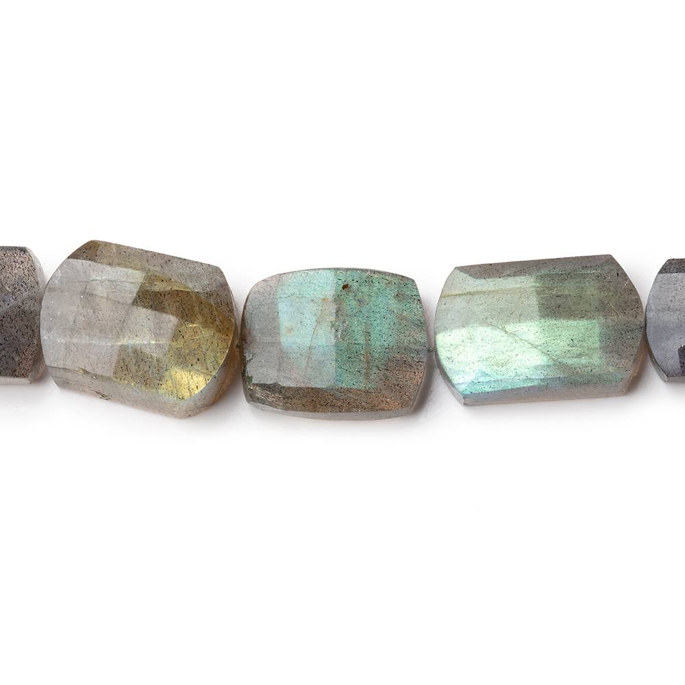 10x7-24x9mm Labradorite Cushion Beads 8.25 inch 14 pieces (ONLINE ORDER ONLY)