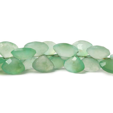 10x8-10x12mm Chrysoprase Faceted Fans 7.5 inch 53 beads (ONLINE ORDER ONLY)