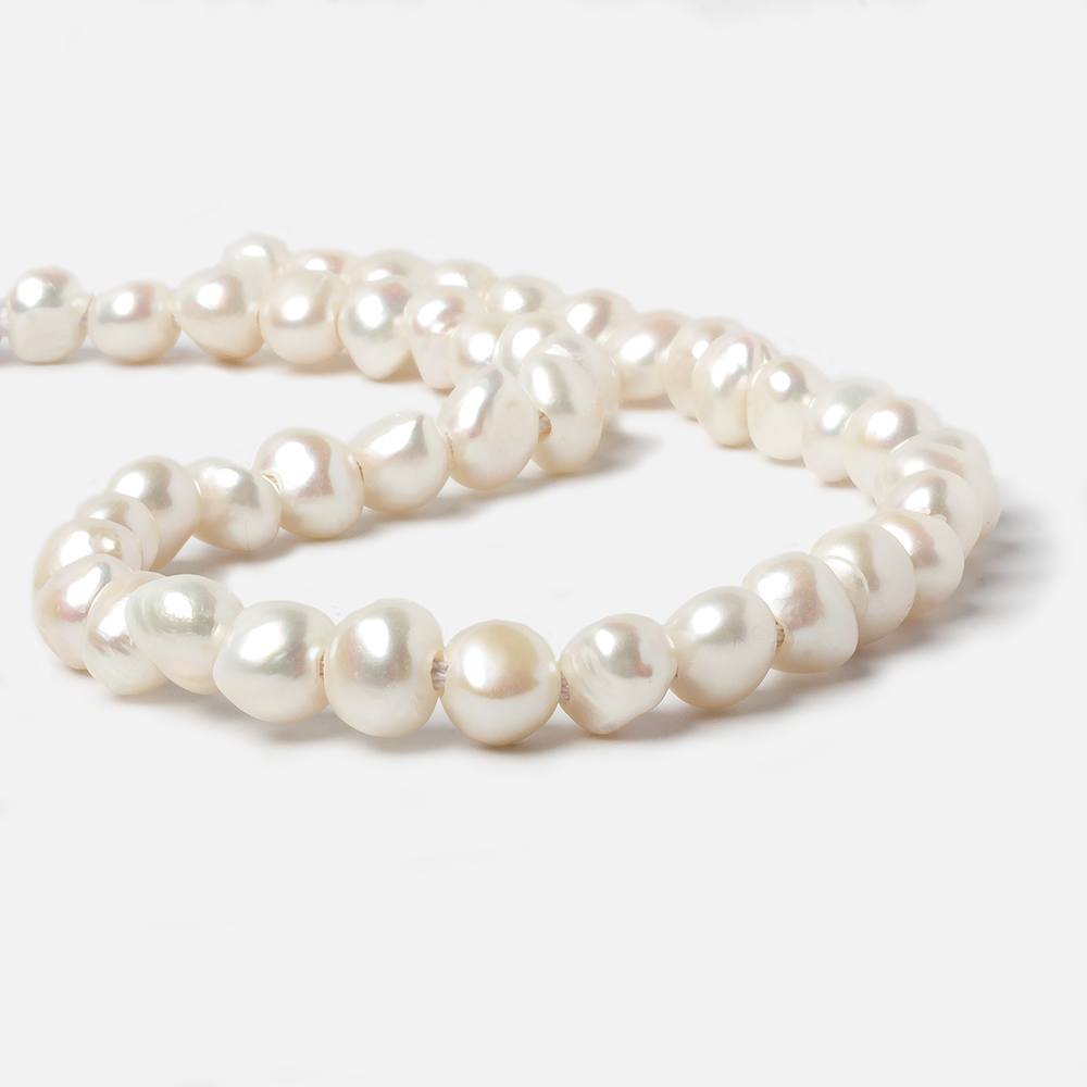 10x8-11x8mm Cream Large Hole Baroque Pearls 15 inch 43 pieces (ONLINE ORDER ONLY)