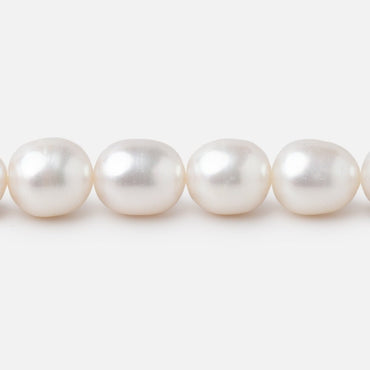 7.5x9mm Creamy Straight Drill Oval Freshwater Pearls 16 inch 40 Beads (ONLINE ORDER ONLY)