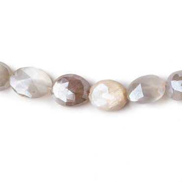10x8-12x10mm Mystic Multi Moonstone faceted oval beads 9 inch 21 pieces (ONLINE ORDER ONLY)