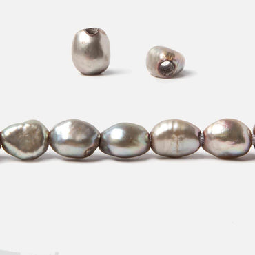 10x8-12x8mm Champagne Baroque 2.5mm large hole Pearls 15 in. 36 pcs (ONLINE ORDER ONLY)