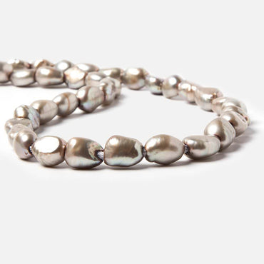 10x8-12x8mm Champagne Baroque 2.5mm large hole Pearls 15 in. 36 pcs (ONLINE ORDER ONLY)