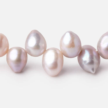 10x8-12x9mm Ballet Pink Top Drill Baroque Freshwater Pearls 15.5 inch 55 Beads (ONLINE ORDER ONLY)