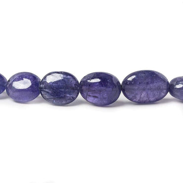 10x8-13x10mm Tanzanite plain nugget beads 17 inch 39 pieces AA Grade (ONLINE ORDER ONLY)