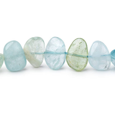 10x8-13x9mm Multi Color Beryl Plain Nugget Beads 16 inch 45 pieces (ONLINE ORDER ONLY)