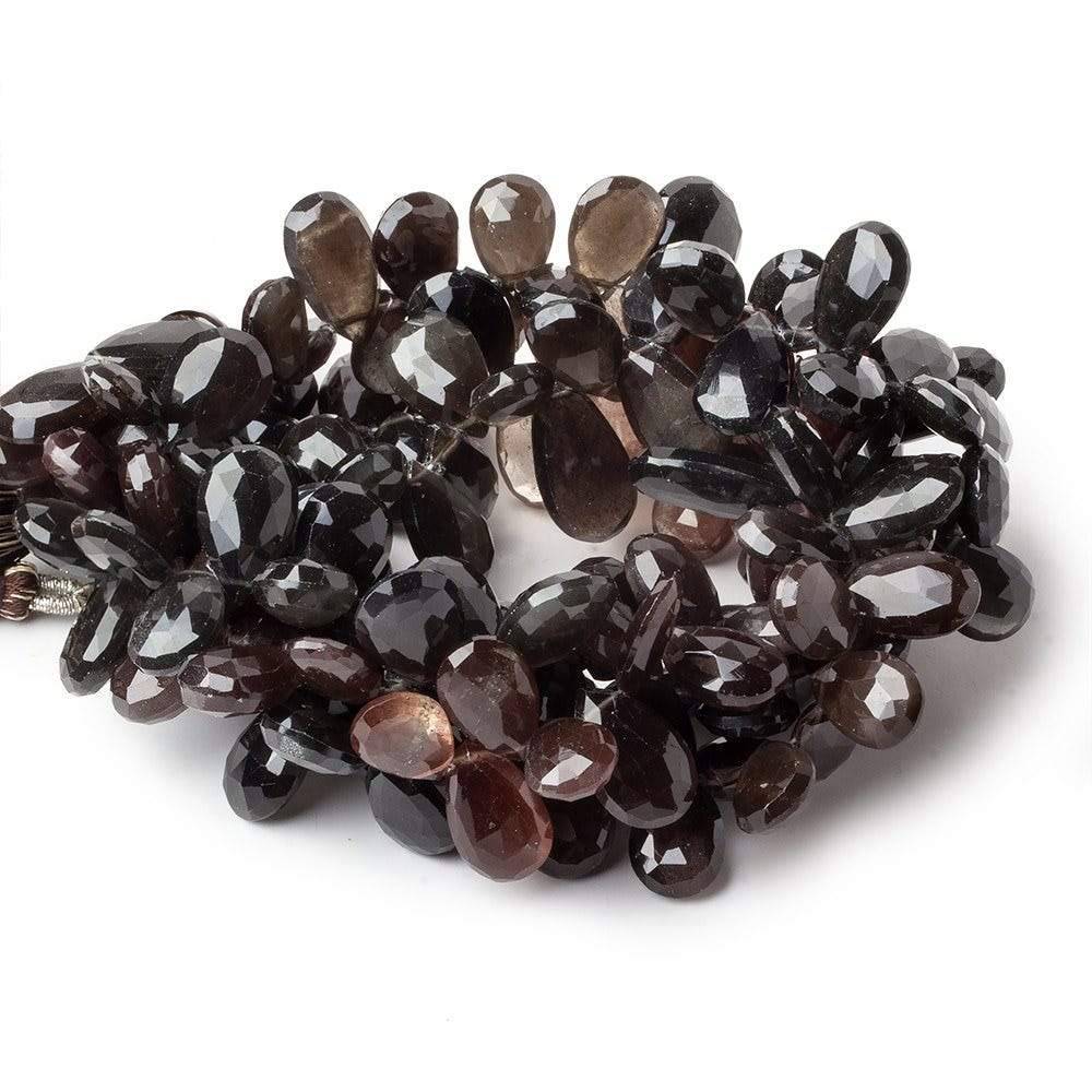 10x8-14x9mm Multi Color Scapolite faceted pear briolettes 8.5 inch 58 beads AAA (ONLINE ORDER ONLY)