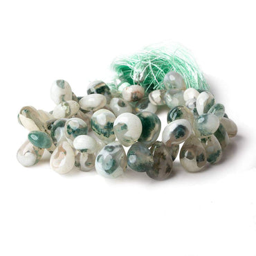 10x8-15x10mm Peacock Solar Quartz Plain Pear Beads 8 inch 49 pcs (ONLINE ORDER ONLY)