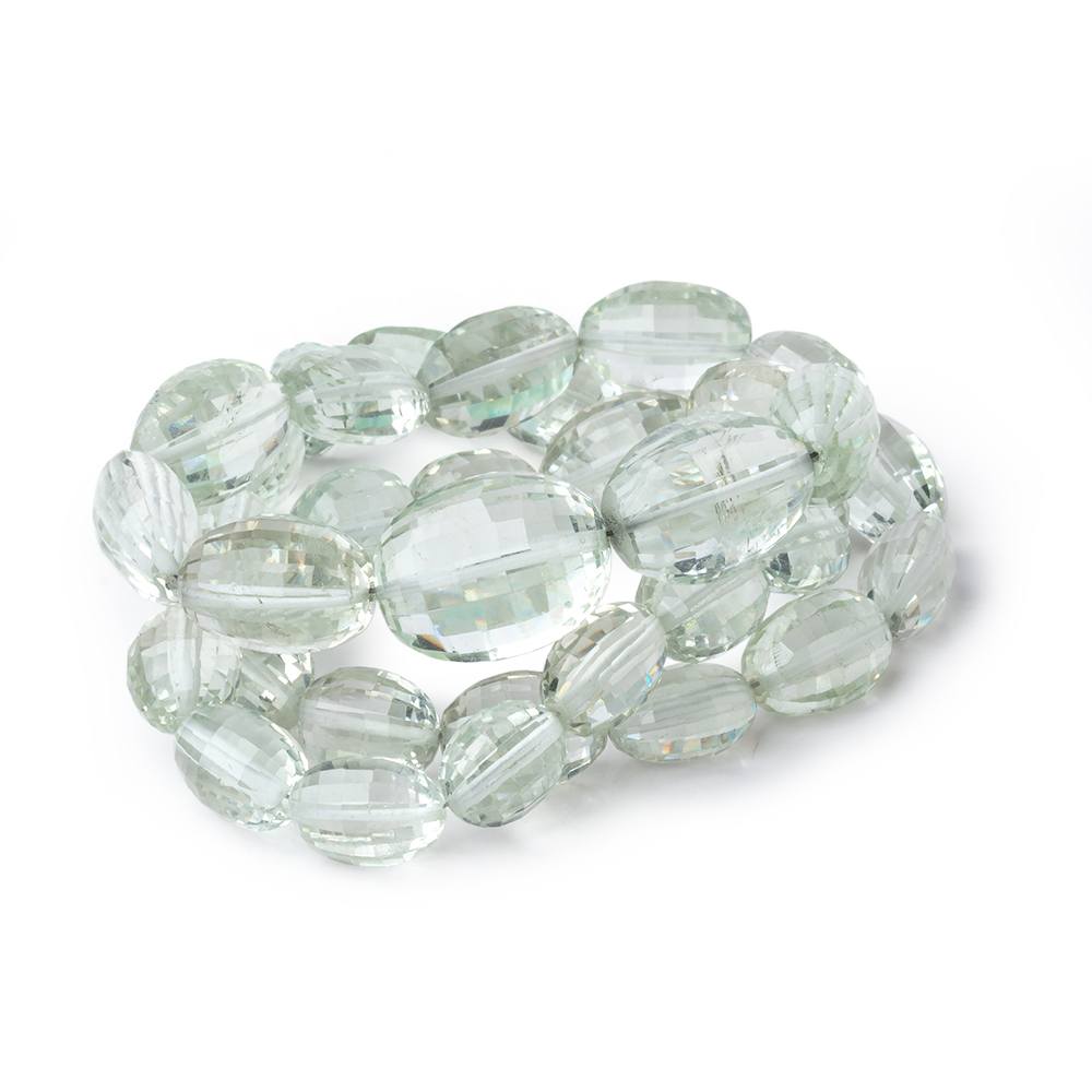 10x8-16.5x13mm Prasiolite Faceted Oval Beads 18 inch 38 pieces (ONLINE ORDER ONLY)