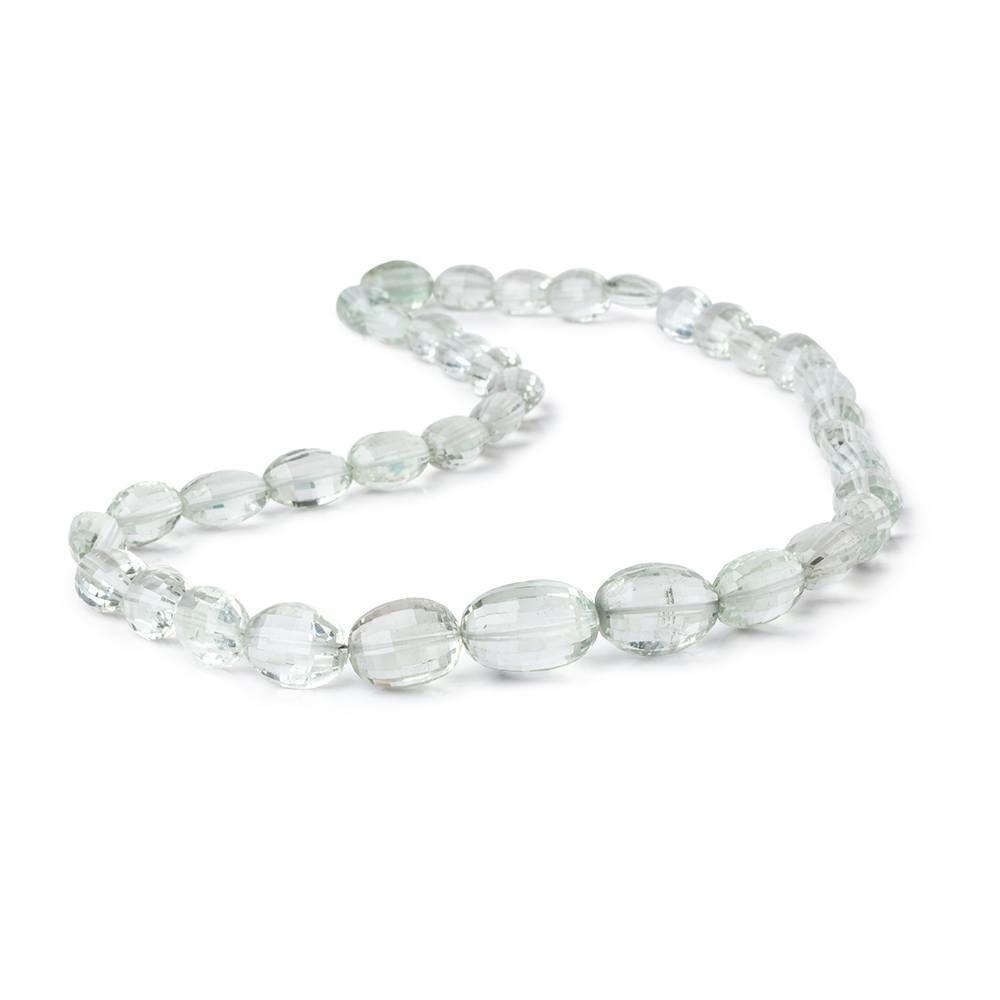 10x8-16.5x13mm Prasiolite Faceted Oval Beads 18 inch 38 pieces (ONLINE ORDER ONLY)
