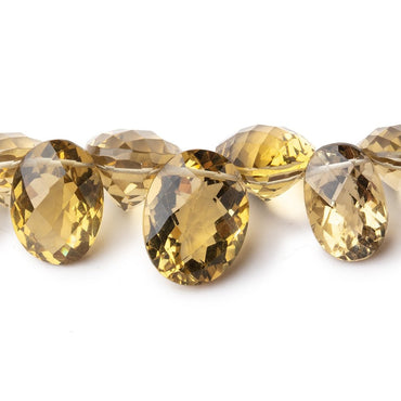 10x8-16x11mm Lemon Quartz Faceted Oval Beads 4 inch 16 pieces AAA (ONLINE ORDER ONLY)