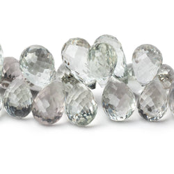 10x8-17x10mm Prasiolite Faceted Tear Drop Beads 8 inch 58 pieces AAA (ONLINE ORDER ONLY)