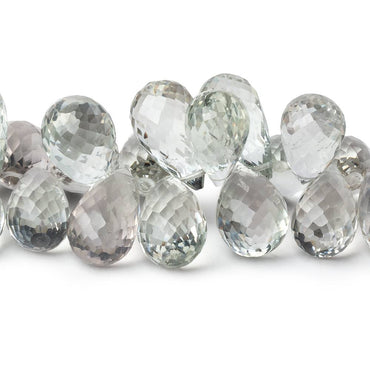 10x8-17x10mm Prasiolite Faceted Tear Drop Beads 8 inch 58 pieces AAA (ONLINE ORDER ONLY)