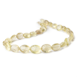 10x8-17x13mm Lemon Quartz Concave Faceted Oval Beads 16 inch 29 pieces AAA (ONLINE ORDER ONLY)