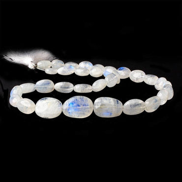 10x8-21x15mm Rainbow Moonstone Plain Nugget Beads 18 inches 35 pcs AAA (ONLINE ORDER ONLY)
