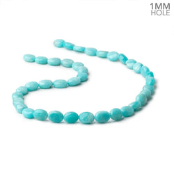 10x8mm Amazonite Plain Oval Beads 16 inch 38 pieces A Grade 1mm Hole (ONLINE ORDER ONLY)