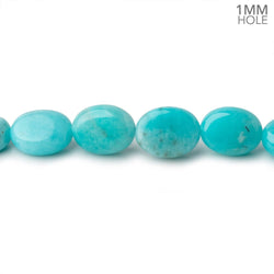 10x8mm Amazonite Plain Oval Beads 16 inch 38 pieces A Grade 1mm Hole (ONLINE ORDER ONLY)