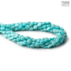 10x8mm Amazonite Plain Oval Beads 16 inch 38 pieces A Grade 1mm Hole (ONLINE ORDER ONLY)