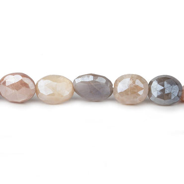 10x8mm Mystic Multi Color Moonstone faceted ovals 14 inch 32 beads (ONLINE ORDER ONLY)