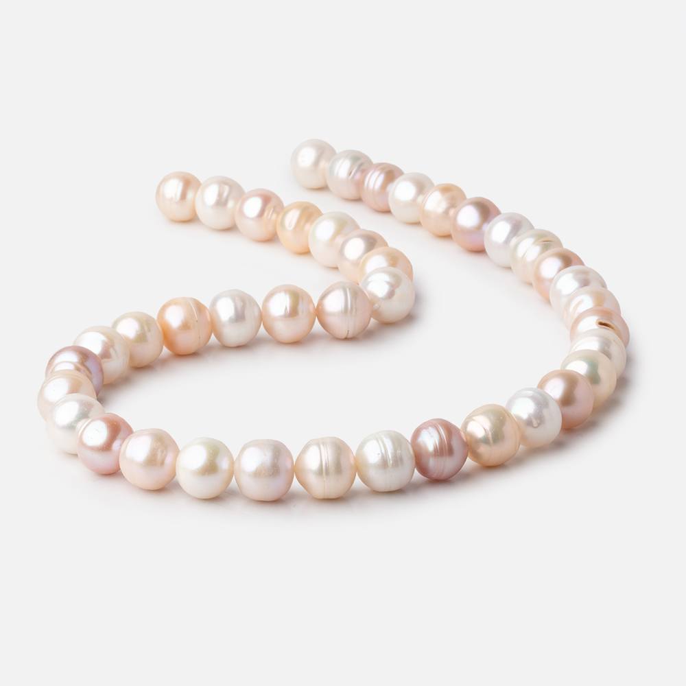 10x9-12x10mm Tri Color Baroque Freshwater Pearls 16 inch 38 Beads (ONLINE ORDER ONLY)
