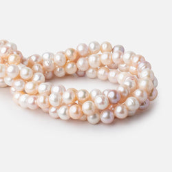 10x9-12x10mm Tri Color Baroque Freshwater Pearls 16 inch 38 Beads (ONLINE ORDER ONLY)