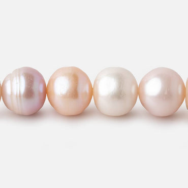 10x9-12x10mm Tri Color Baroque Freshwater Pearls 16 inch 38 Beads (ONLINE ORDER ONLY)
