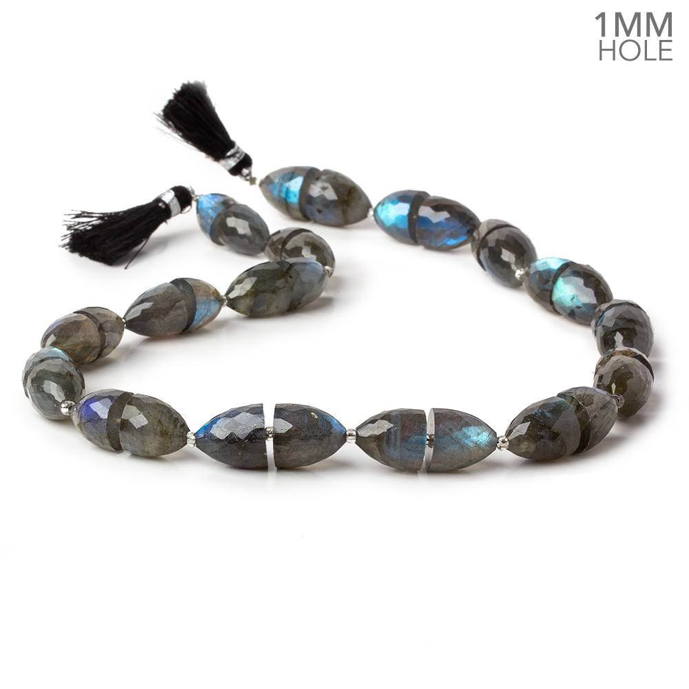 10x9-12x11mm Labradorite Faceted Cones large hole beads 32 pieces AA (ONLINE ORDER ONLY)