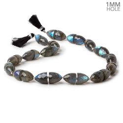10x9-12x11mm Labradorite Faceted Cones large hole beads 32 pieces AA (ONLINE ORDER ONLY)