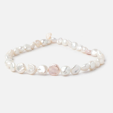 10x9-13x13mm Off White Keshi Freshwater Pearls 15.5 inch 36 beads (ONLINE ORDER ONLY)
