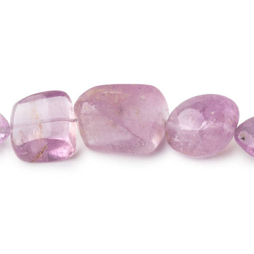 10x9-23x15mm Kunzite plain nuggets 18 inch 34 beads (ONLINE ORDER ONLY)