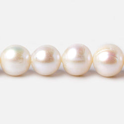 10x9.5mm Cream Off Round Freshwater Pearls 16 inch 46 pieces AA (ONLINE ORDER ONLY)