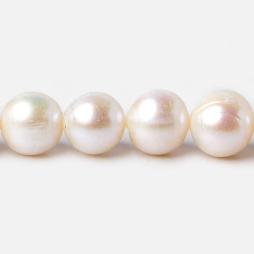 10x9.5mm Cream Off Round Freshwater Pearls 16 inch 46 pieces AA (ONLINE ORDER ONLY)