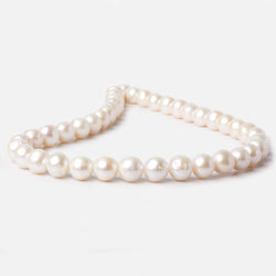 10x9.5mm Cream Off Round Freshwater Pearls 16 inch 46 pieces AA (ONLINE ORDER ONLY)