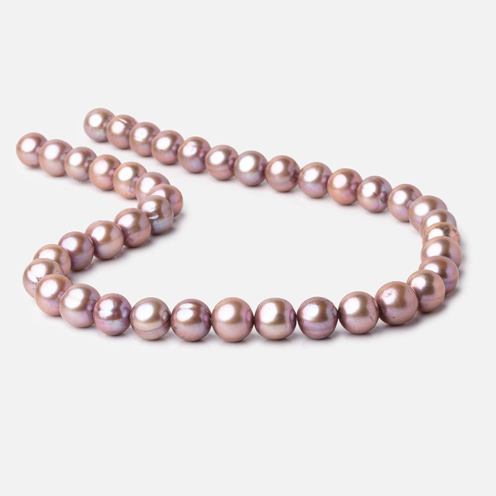 10x9mm Petal Pink Off Round Freshwater Pearl Beads 15 inch 42 pieces (ONLINE ORDER ONLY)