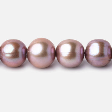 10x9mm Petal Pink Off Round Freshwater Pearl Beads 15 inch 42 pieces (ONLINE ORDER ONLY)