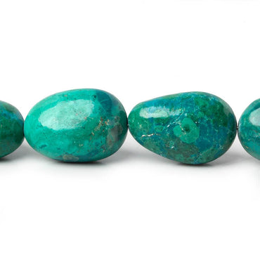 10x9x7-20x13x11mm Chrysocolla plain nugget beads 20 inches 33 pieces AA (ONLINE ORDER ONLY)