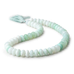 11-12mm Blue Peruvian Opal Faceted Rondelle Beads 16 inch 54 pieces (ONLINE ORDER ONLY)
