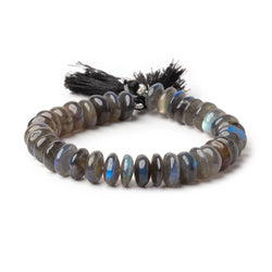 11-12mm Labradorite Plain Rondelle Beads 8 inch 30 pieces AA (ONLINE ORDER ONLY)