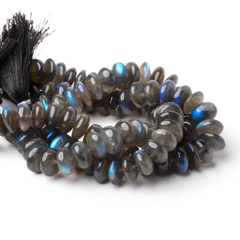 11-12mm Labradorite Plain Rondelle Beads 8 inch 32 pieces AA (ONLINE ORDER ONLY)