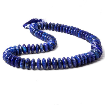 11-12mm Lapis Lazuli German Faceted Rondelle Beads 16 inch 80 pieces (ONLINE ORDER ONLY)