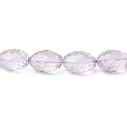 11-12mm Pink Amethyst Faceted Olive Beads 16 inch 35 pieces AA (ONLINE ORDER ONLY)