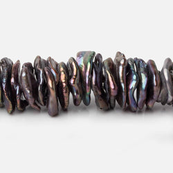 11-13.5mm diameter Peacock center drilled Keshi Freshwater Pearls 16 inch 95 pieces A (ONLINE ORDER ONLY)