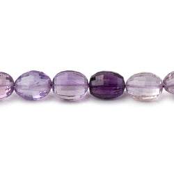 11-13mm Amethyst Straight Drill Faceted Oval Beads 15 inch 32 pieces (ONLINE ORDER ONLY)