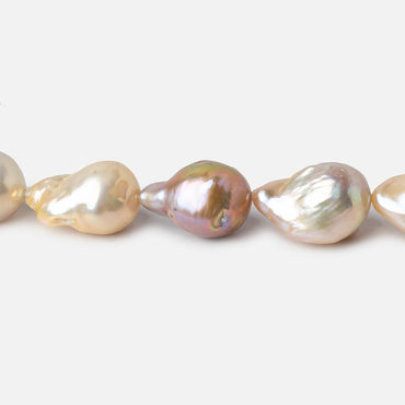 11-13mm Multi Color Ultra Baroque Freshwater Pearls 16.5 inch 23 pieces (ONLINE ORDER ONLY)