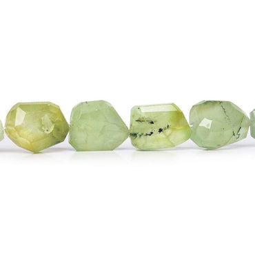 11-13mm Prehnite Bead Faceted Nugget Beads 15 inch 24 pcs (ONLINE ORDER ONLY)