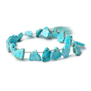 11-13mm Sleeping Beauty Turquoise Slice Beads 8 inch 17 pieces (ONLINE ORDER ONLY)