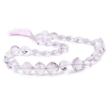 11-14mm Pink Amethyst Faceted Pillow Beads 18 inch 34 pieces (ONLINE ORDER ONLY)